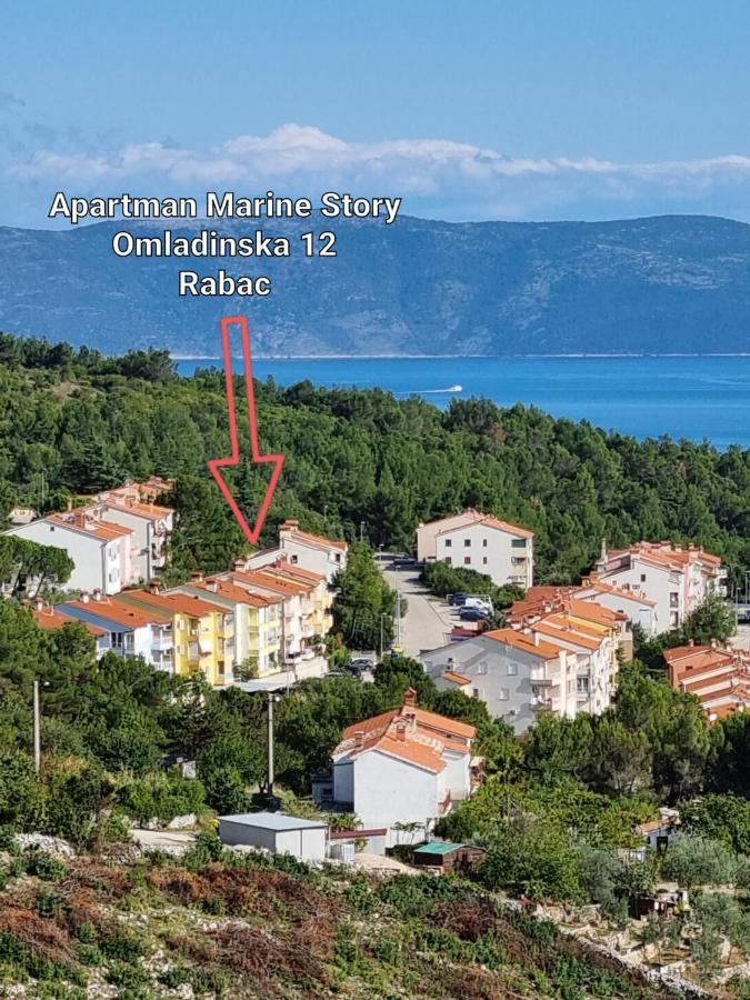 Apartment Marine Story Рабац Екстериор снимка
